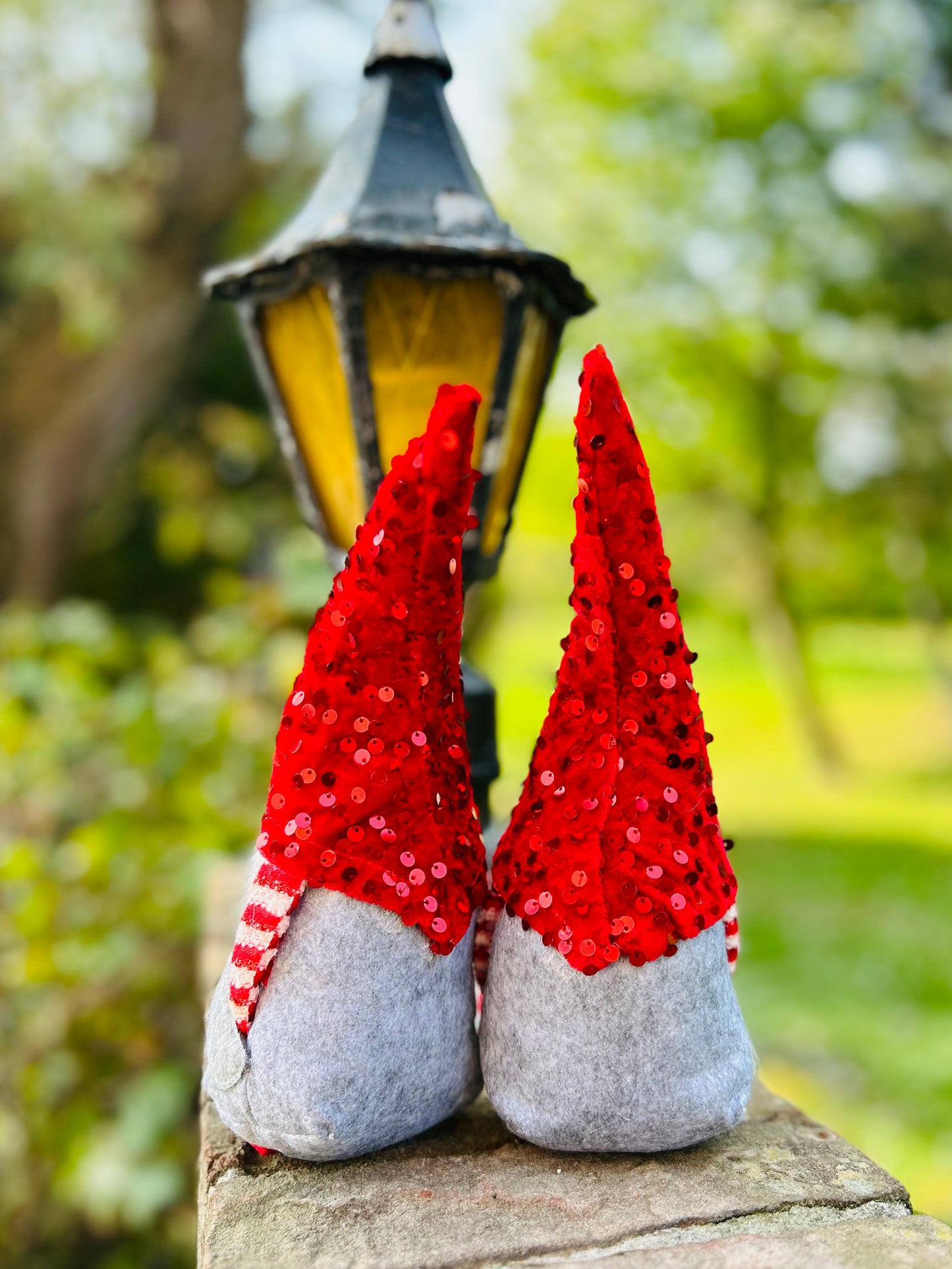 Cute Sequin Hat Christmas Gnome Duo – Unique Holiday Decor & Gift for Friends, Family & Kids