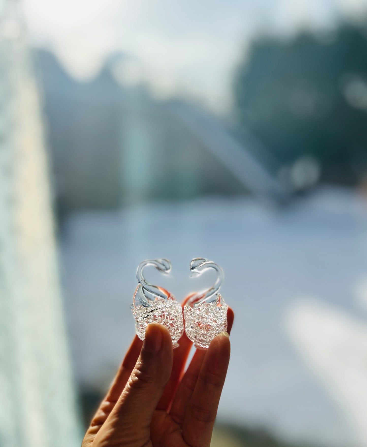 Elegant Liuli & Crystal Ornaments | Bird, Cactus & Swan Decor | Artistic Home Accents