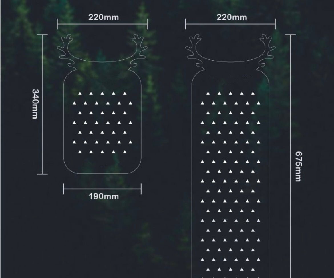 Elevate Your Christmas Decor with Stylish Reindeer Felt Table Mats: Versatile, Minimalist, and Charming Gifts in Green, Black, and Beige. Add a Touch of Holiday Magic to Your Table - Simplidecor