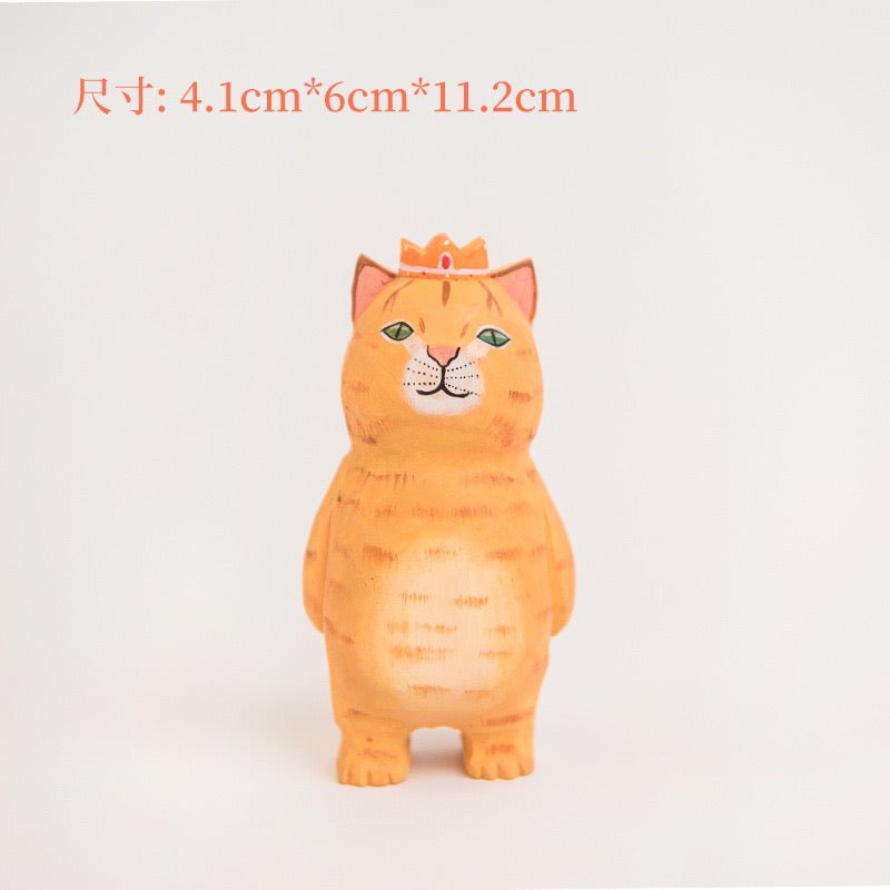Sustainable Handcrafted Wood Cat – Elevate Home Decor, Perfect for Festive and Birthday Gifts! - Simplidecor
