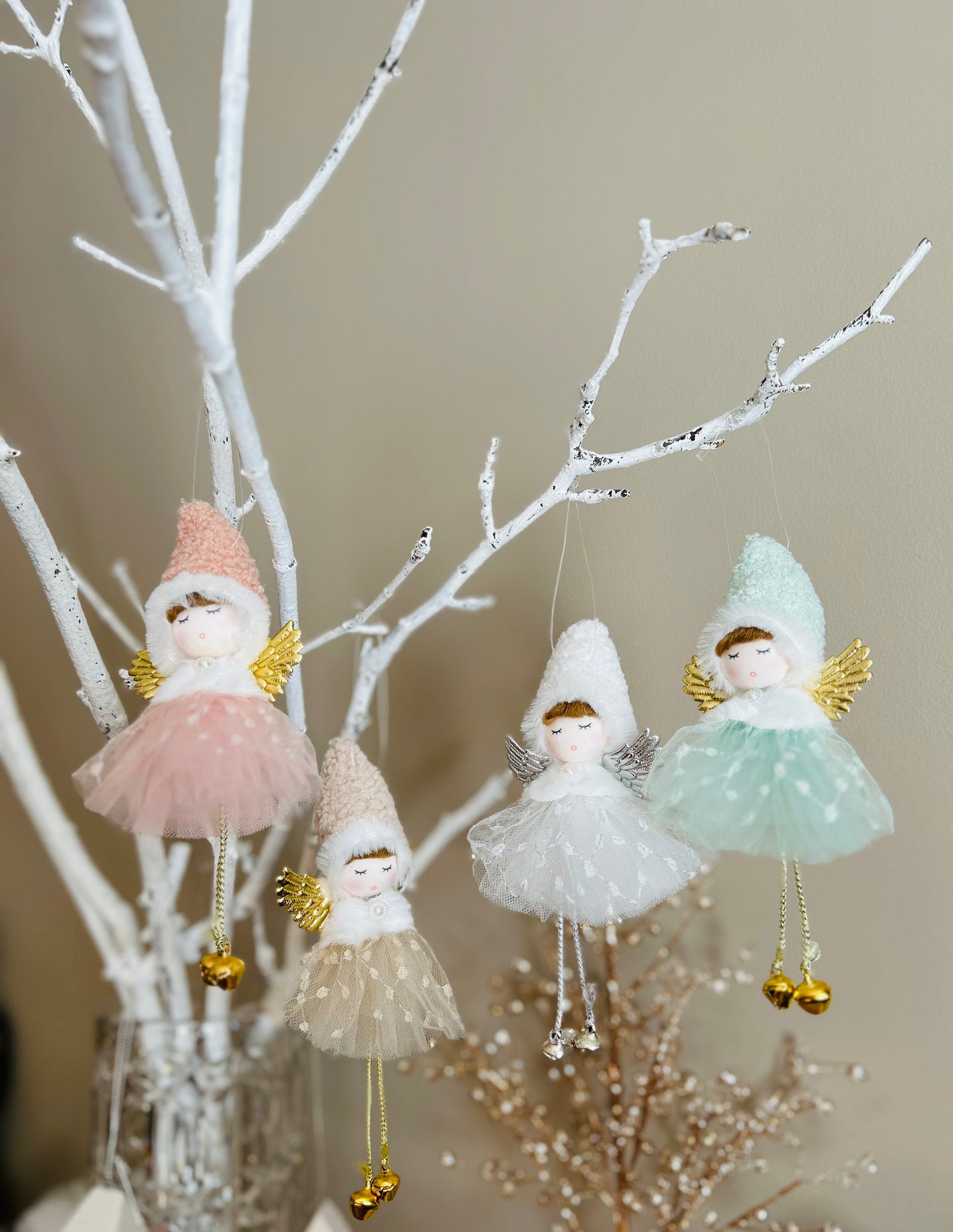 Handcrafted Angel Doll Pendant: Charming Surprise Gift for Girls - Ideal for Holidays and Birthdays, Handmade Fairy Canada.