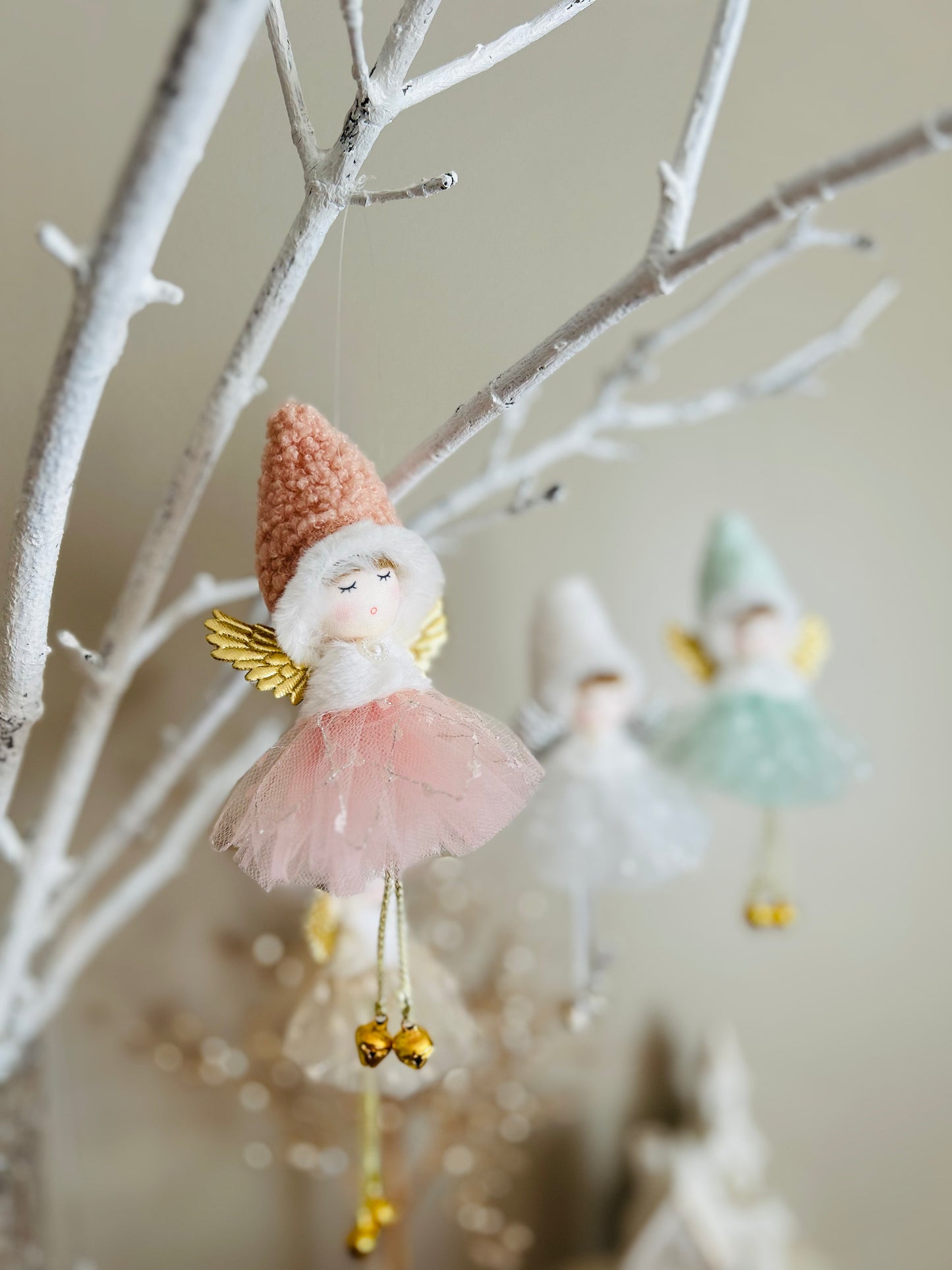 Handcrafted Angel Doll Pendant: Charming Surprise Gift for Girls - Ideal for Holidays and Birthdays, Handmade Fairy Canada.