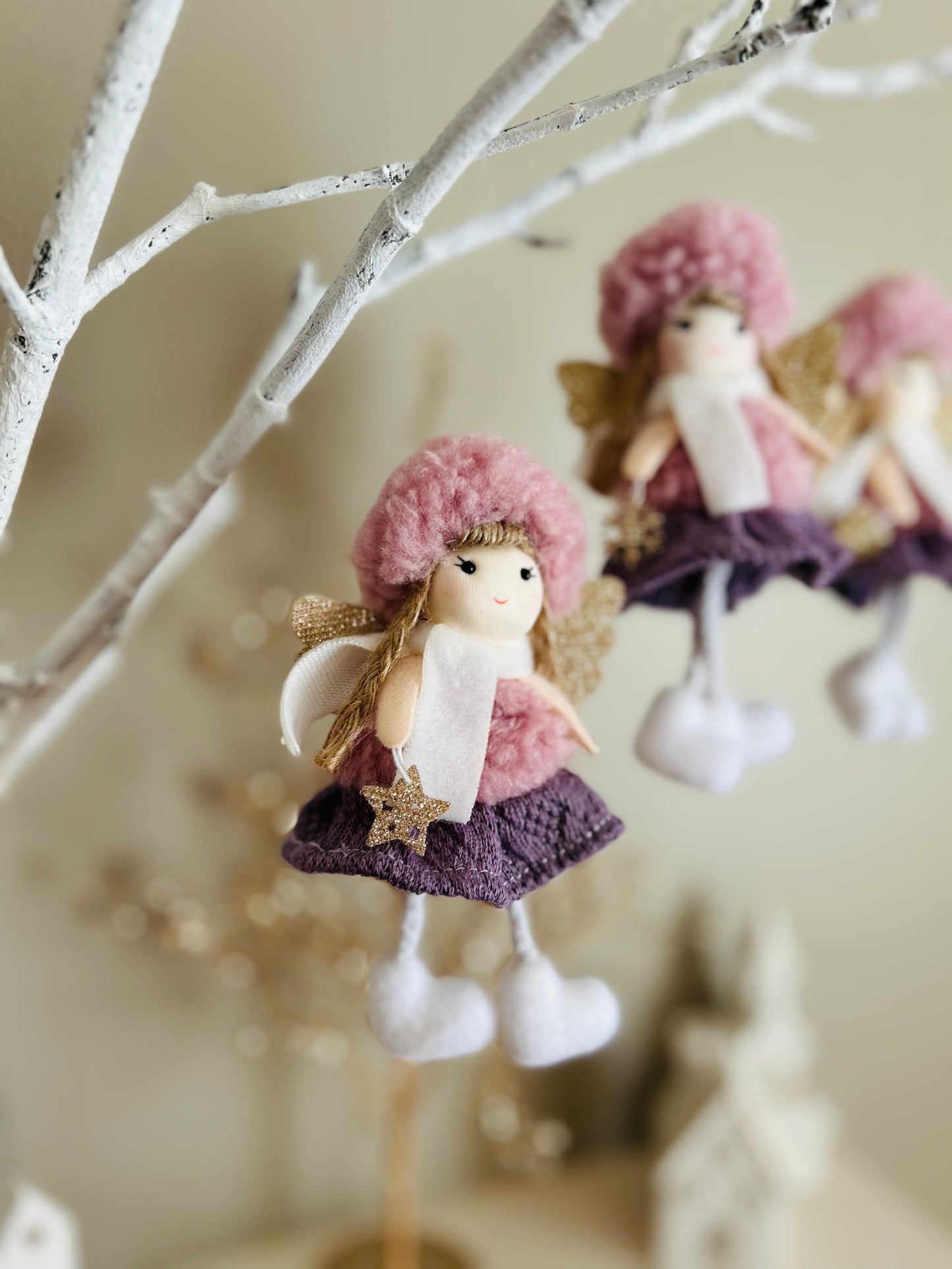 Purple Knit Skirt Set: Whimsical and Charming Gift for Girls - Ideal for Christmas, Valentine's, and Birthday Celebrations