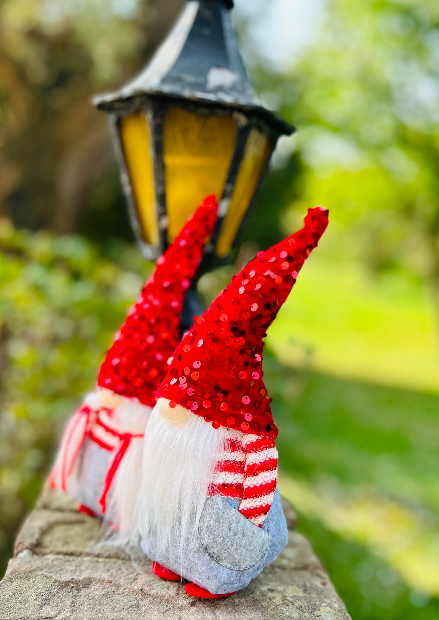 Cute Sequin Hat Christmas Gnome Duo – Unique Holiday Decor & Gift for Friends, Family & Kids