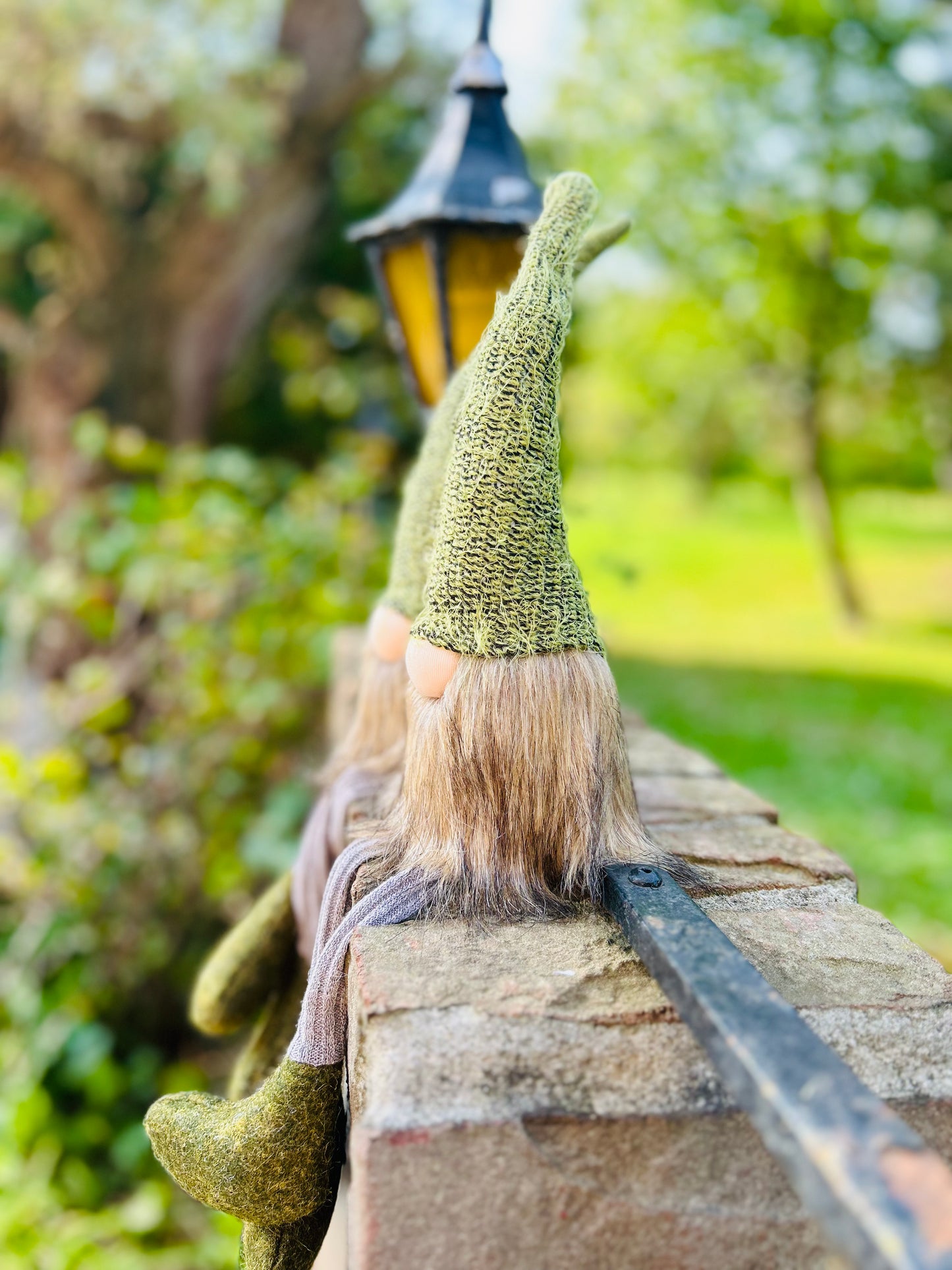 Forest Series Green Felt Gnome – Unique Christmas Decor & Gift for Kids, Whimsical Holiday Decoration