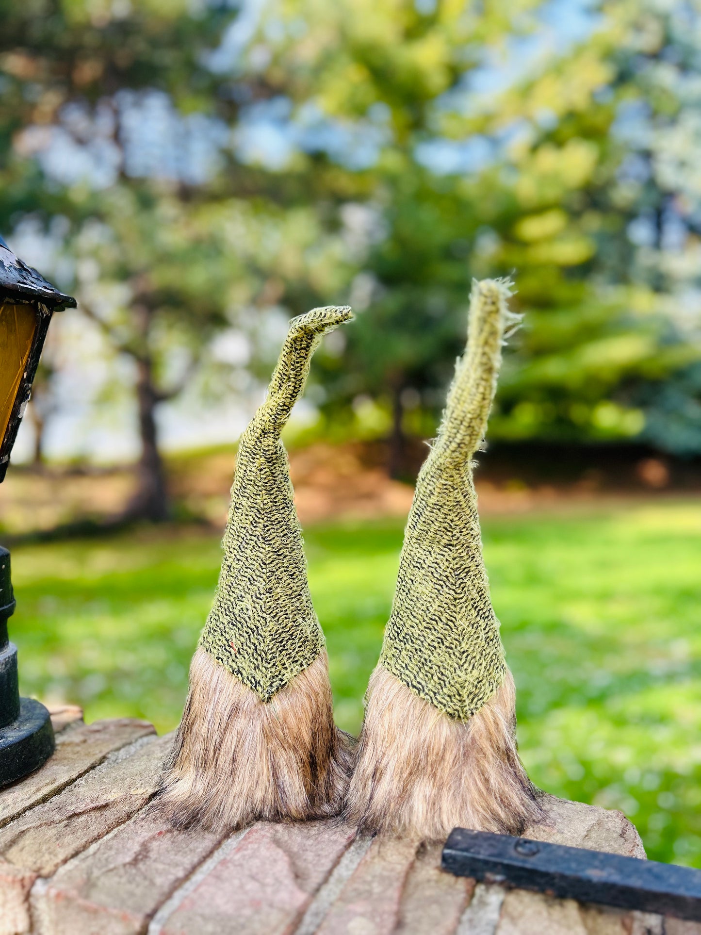 Forest Series Green Felt Gnome – Unique Christmas Decor & Gift for Kids, Whimsical Holiday Decoration