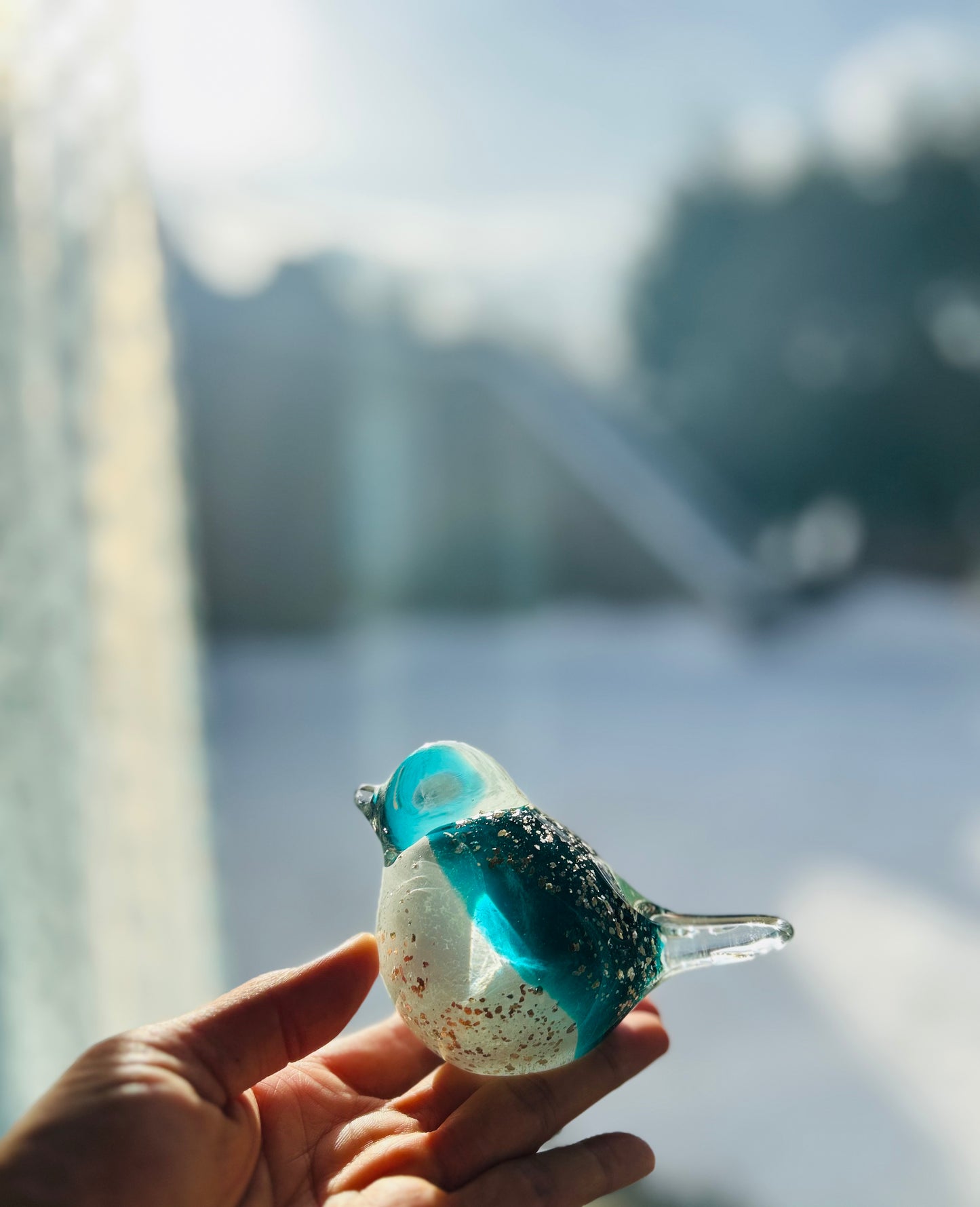 Elegant Liuli & Crystal Ornaments | Bird, Cactus & Swan Decor | Artistic Home Accents