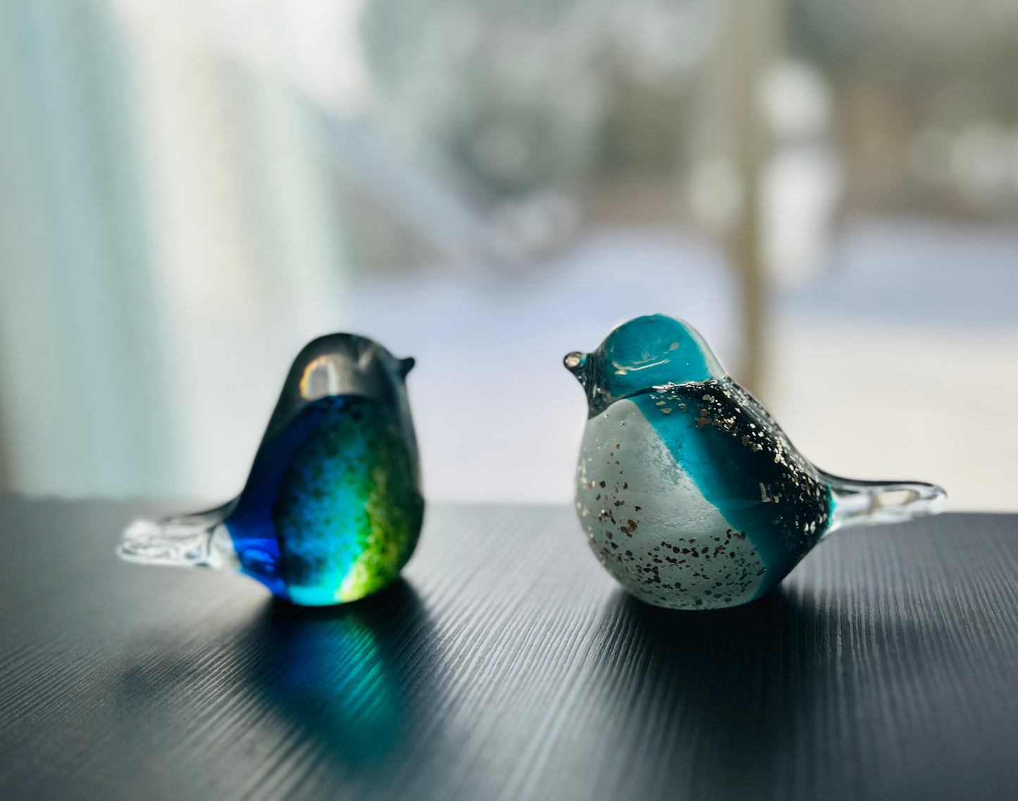 Elegant Liuli & Crystal Ornaments | Bird, Cactus & Swan Decor | Artistic Home Accents