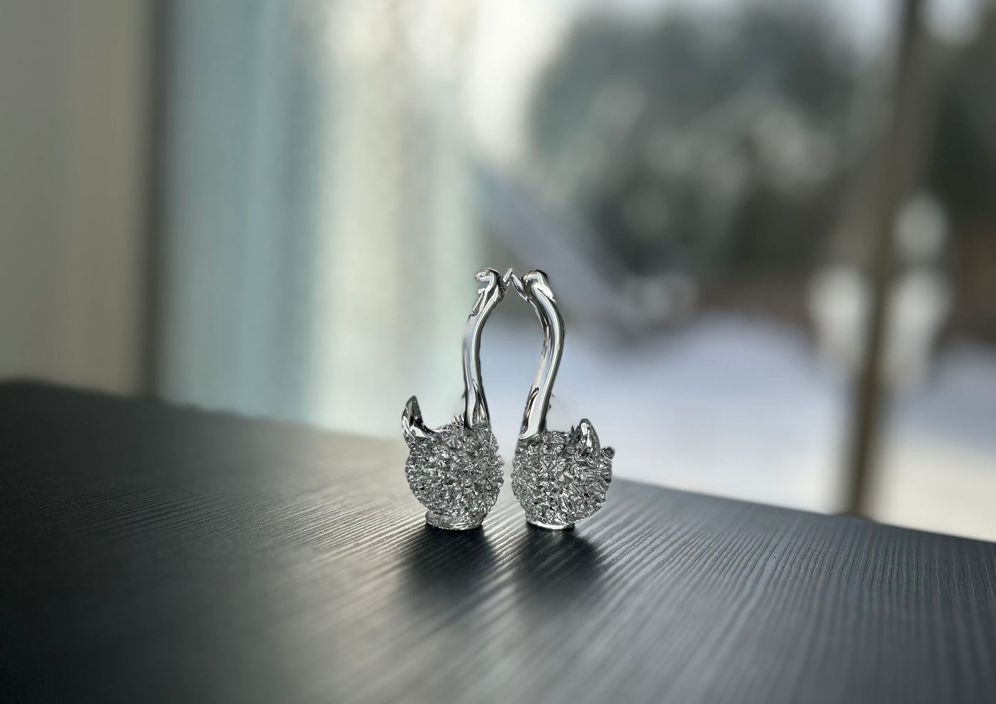 Elegant Liuli & Crystal Ornaments | Bird, Cactus & Swan Decor | Artistic Home Accents