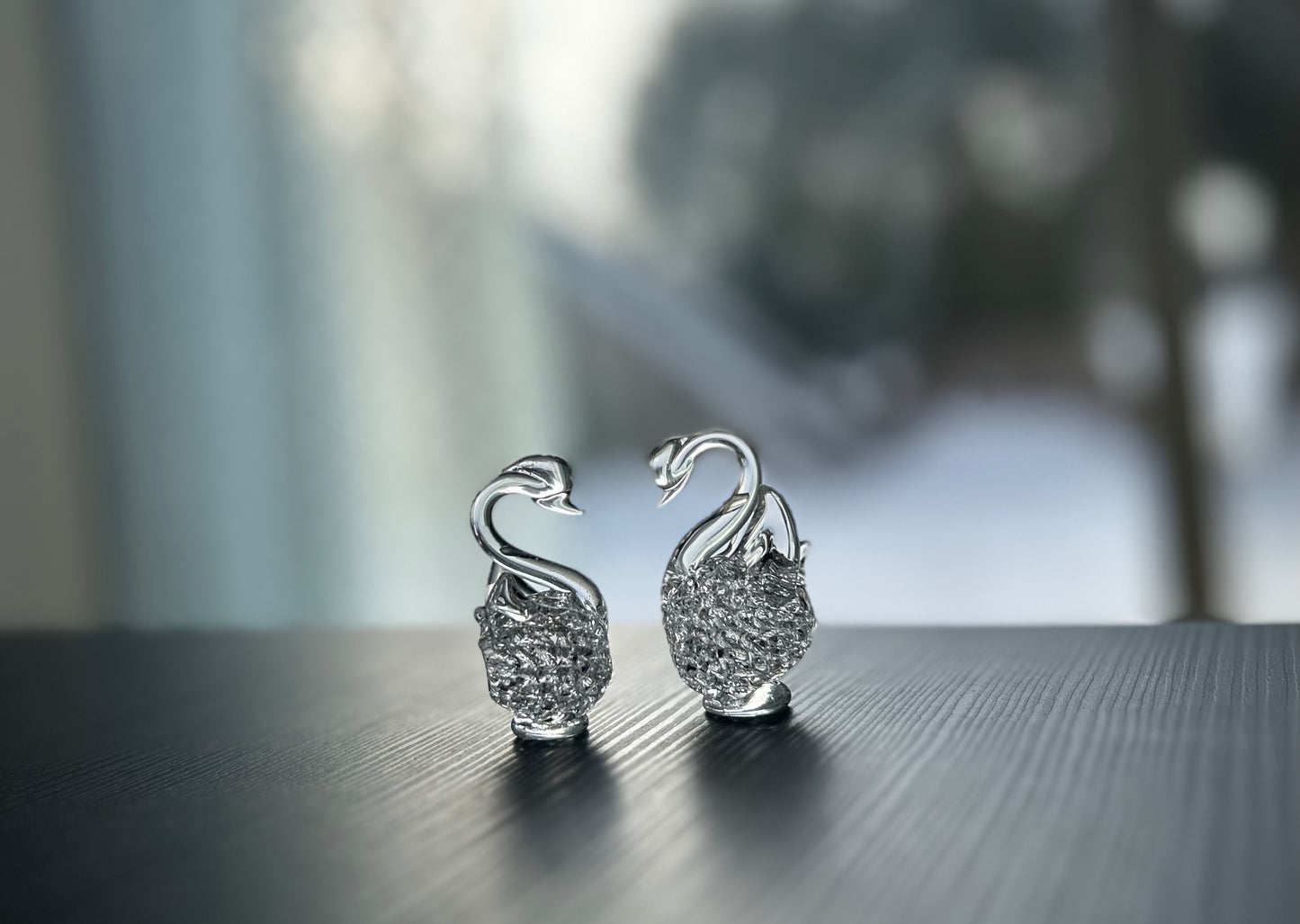 Elegant Liuli & Crystal Ornaments | Bird, Cactus & Swan Decor | Artistic Home Accents