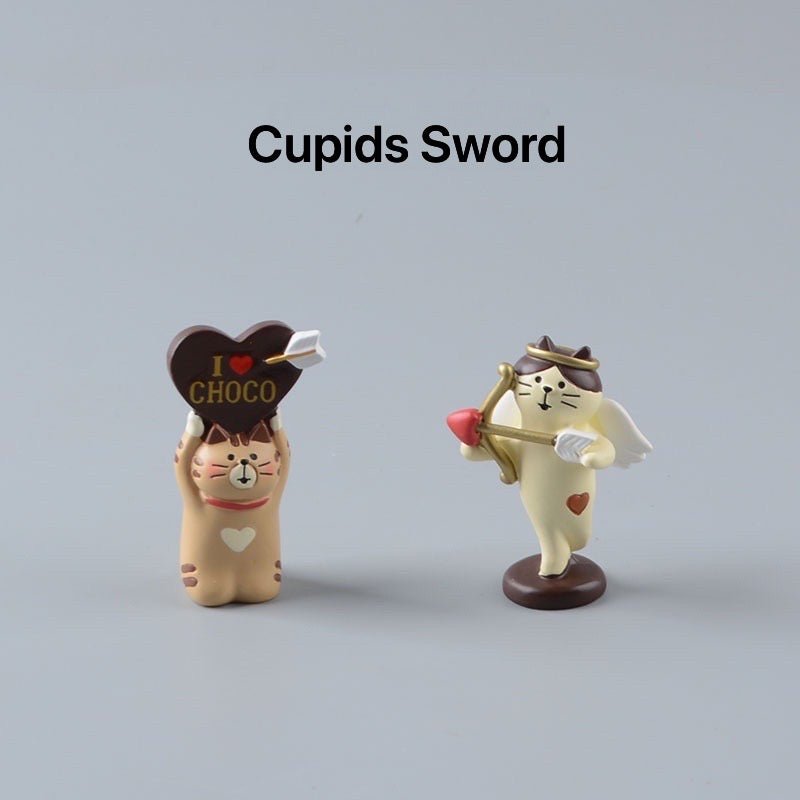 Capture Love's Essence: Handmade Cupid's Sword Resin Figurine for a Unique Valentine's Day Surprise - Simplidecor