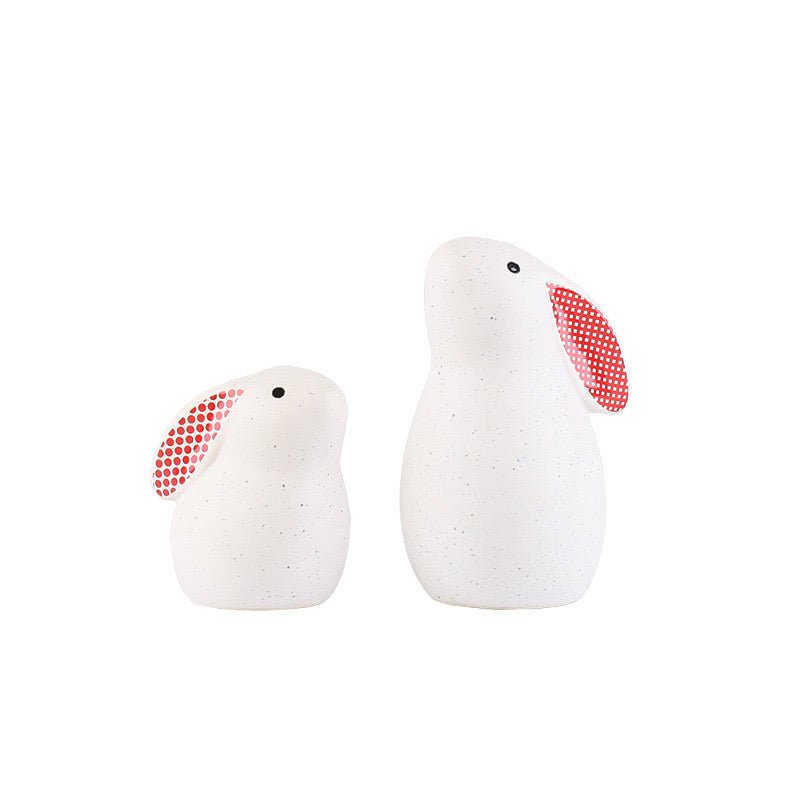Ceramic Bunny Delight: Whimsical Decor for Home and Office – Perfect for New Homes, Weddings, and Festive Gifts - Simplidecor