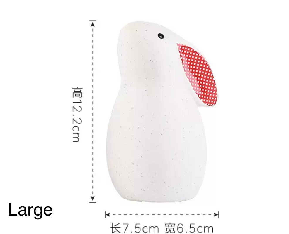 Ceramic Bunny Delight: Whimsical Decor for Home and Office – Perfect for New Homes, Weddings, and Festive Gifts - Simplidecor