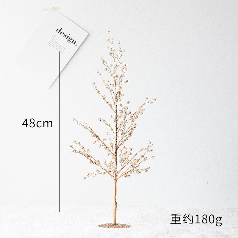 Ceramic LED Christmas Decor: Matte - textured Trees, Houses, Trains, and Crystal Trees - Handcrafted Delight for Festive Scenes and Unique Gifts, Bringing a Magical Christmas Experience for Children. - Simplidecor