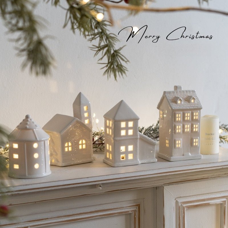 Ceramic LED Houses: Magical Christmas Decor and Gifts - Simplidecor