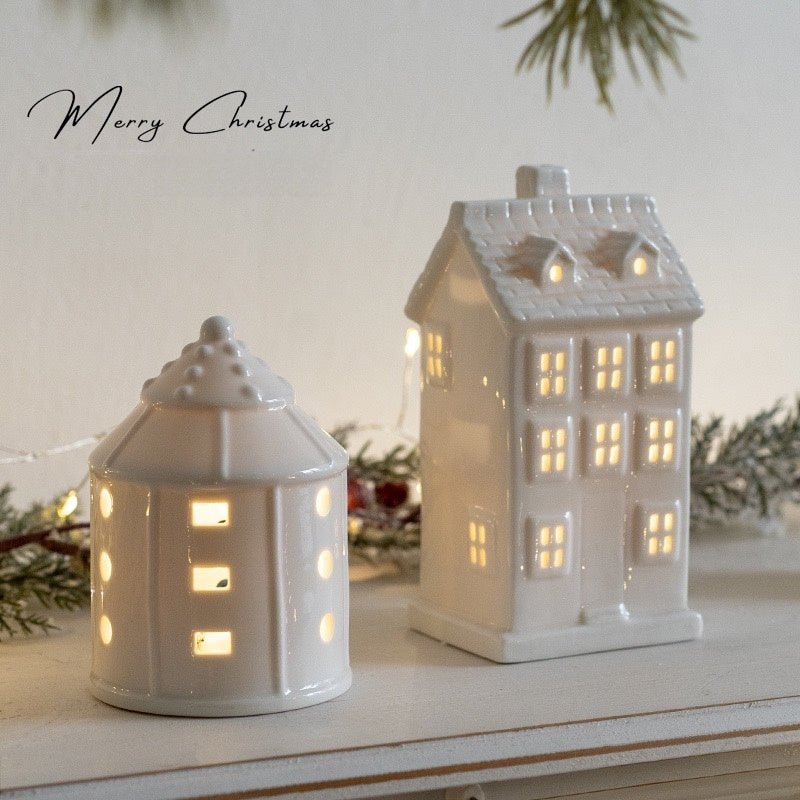 Ceramic LED Houses: Magical Christmas Decor and Gifts - Simplidecor