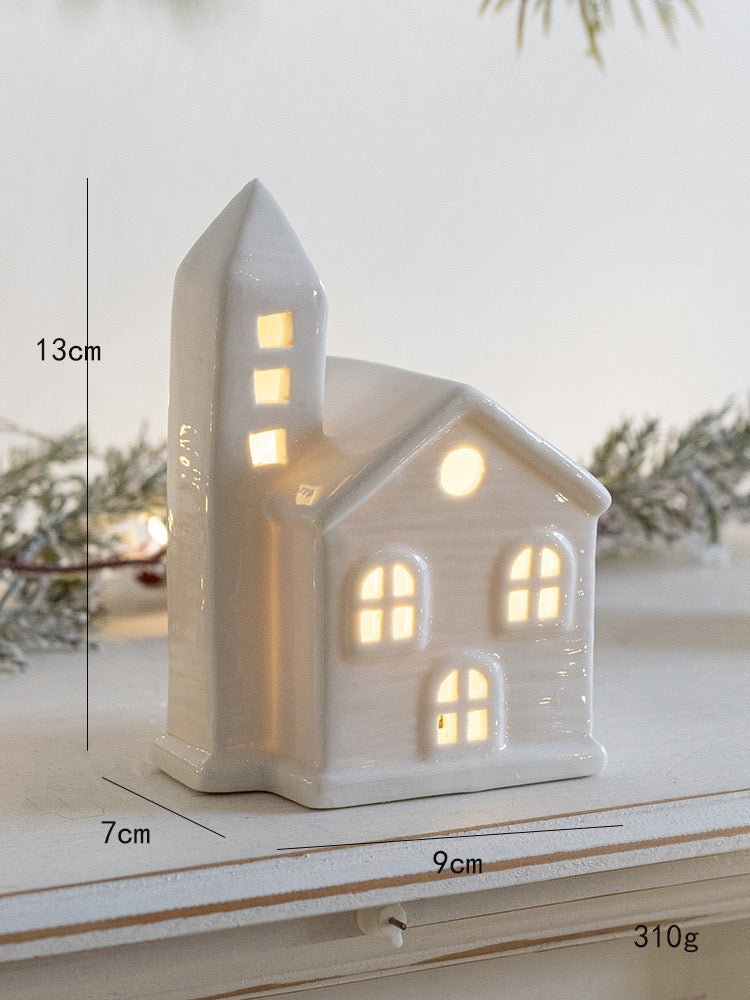 Ceramic LED Houses: Magical Christmas Decor and Gifts - Simplidecor