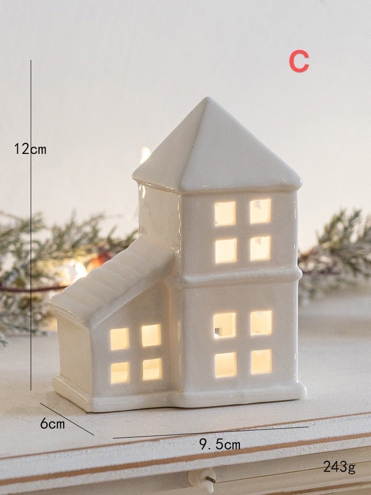 Ceramic LED Houses: Magical Christmas Decor and Gifts - Simplidecor