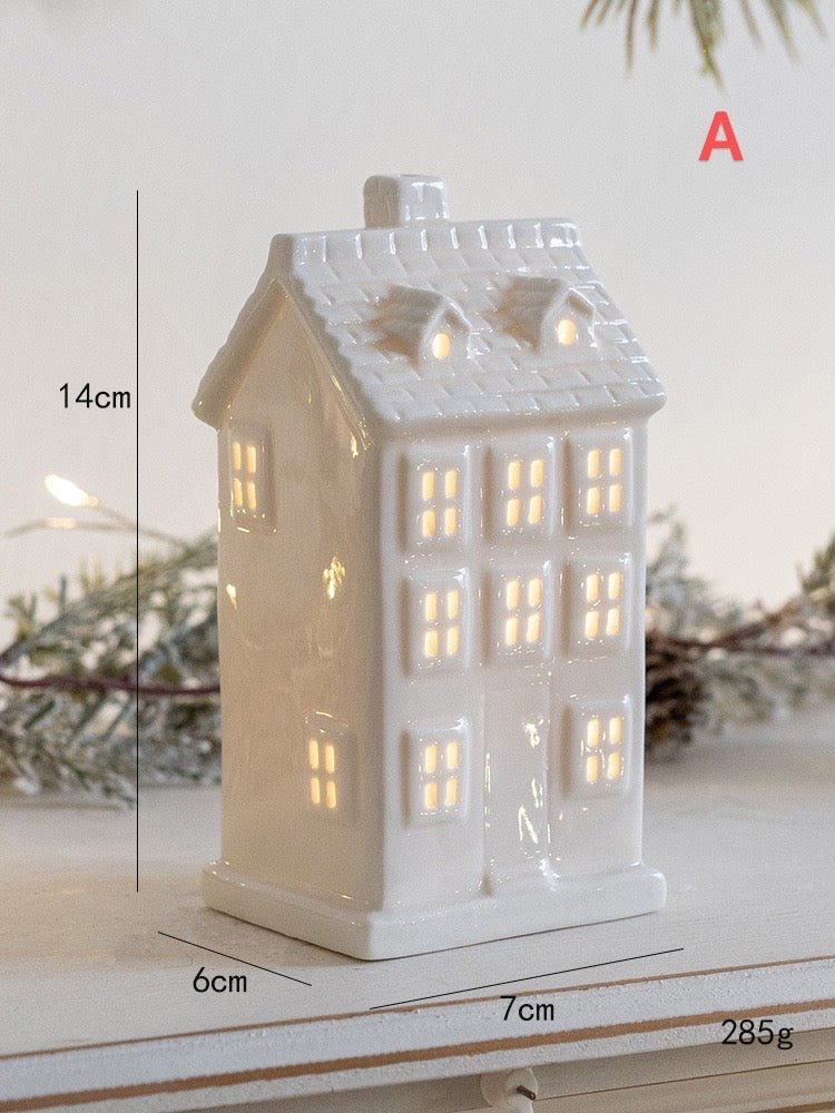 Ceramic LED Houses: Magical Christmas Decor and Gifts - Simplidecor