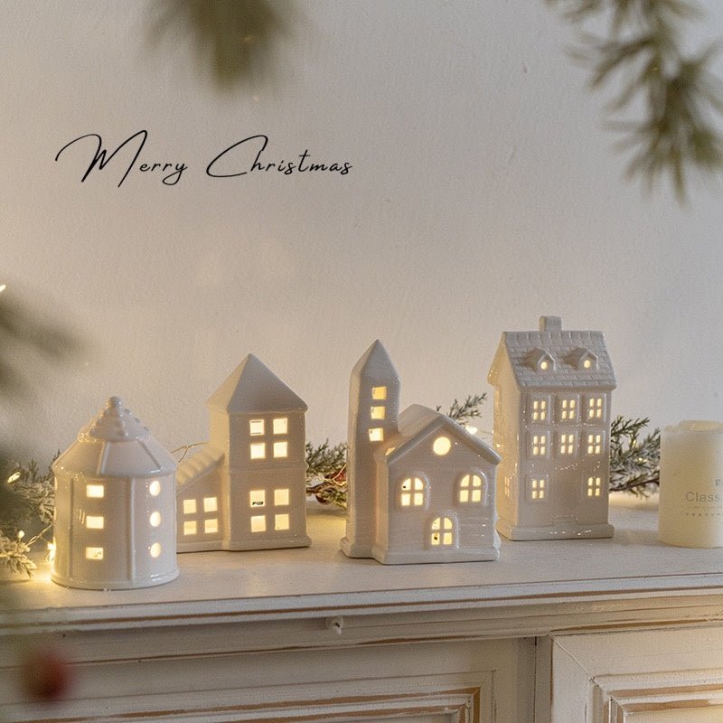 Ceramic LED Houses: Magical Christmas Decor and Gifts - Simplidecor