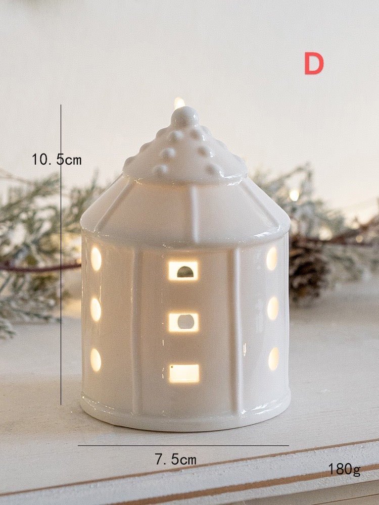 Ceramic LED Houses: Magical Christmas Decor and Gifts - Simplidecor