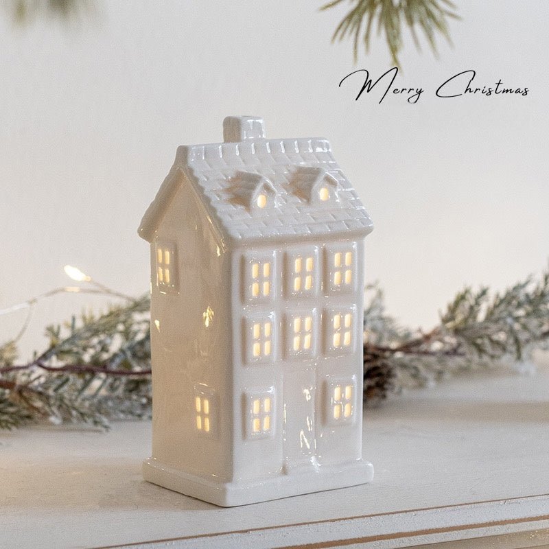 Ceramic LED Houses: Magical Christmas Decor and Gifts - Simplidecor