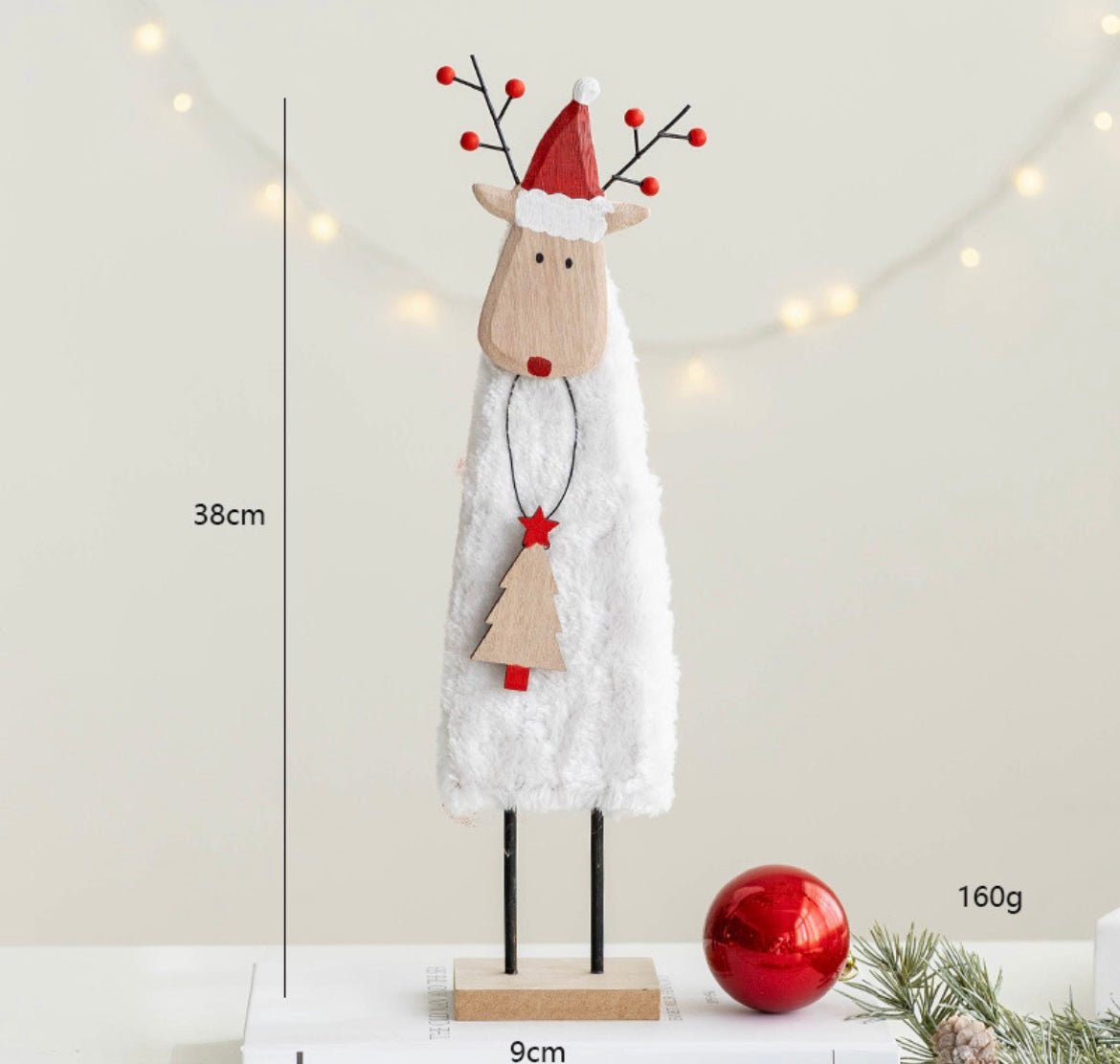 Charming Handmade Wool and Wood Table Stand Decor Collection for Festive Delight - Simplidecor