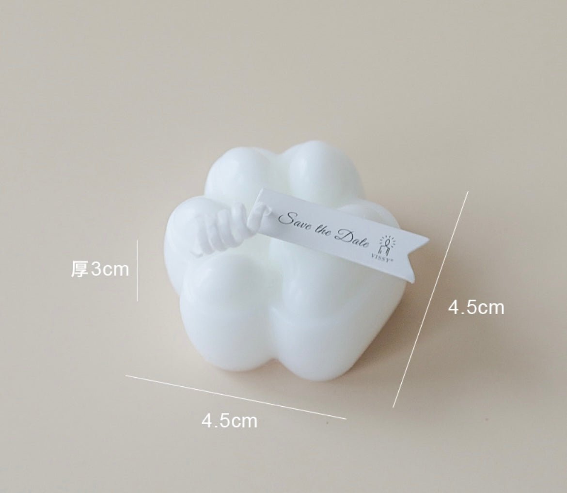 Cherish Special Moments with Cute Dog Paw Handmade Candles – Ideal Pet Birthday Gift with a Touch of Rose Fragrance for Festive Joy! - Simplidecor