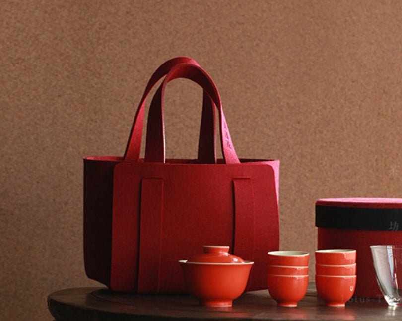 Elevate Everyday Style: Large Felt Tote Shoppers Bag for Craft, Knitting, and More – Stylish, Functional, and Easy to Fold! - Simplidecor