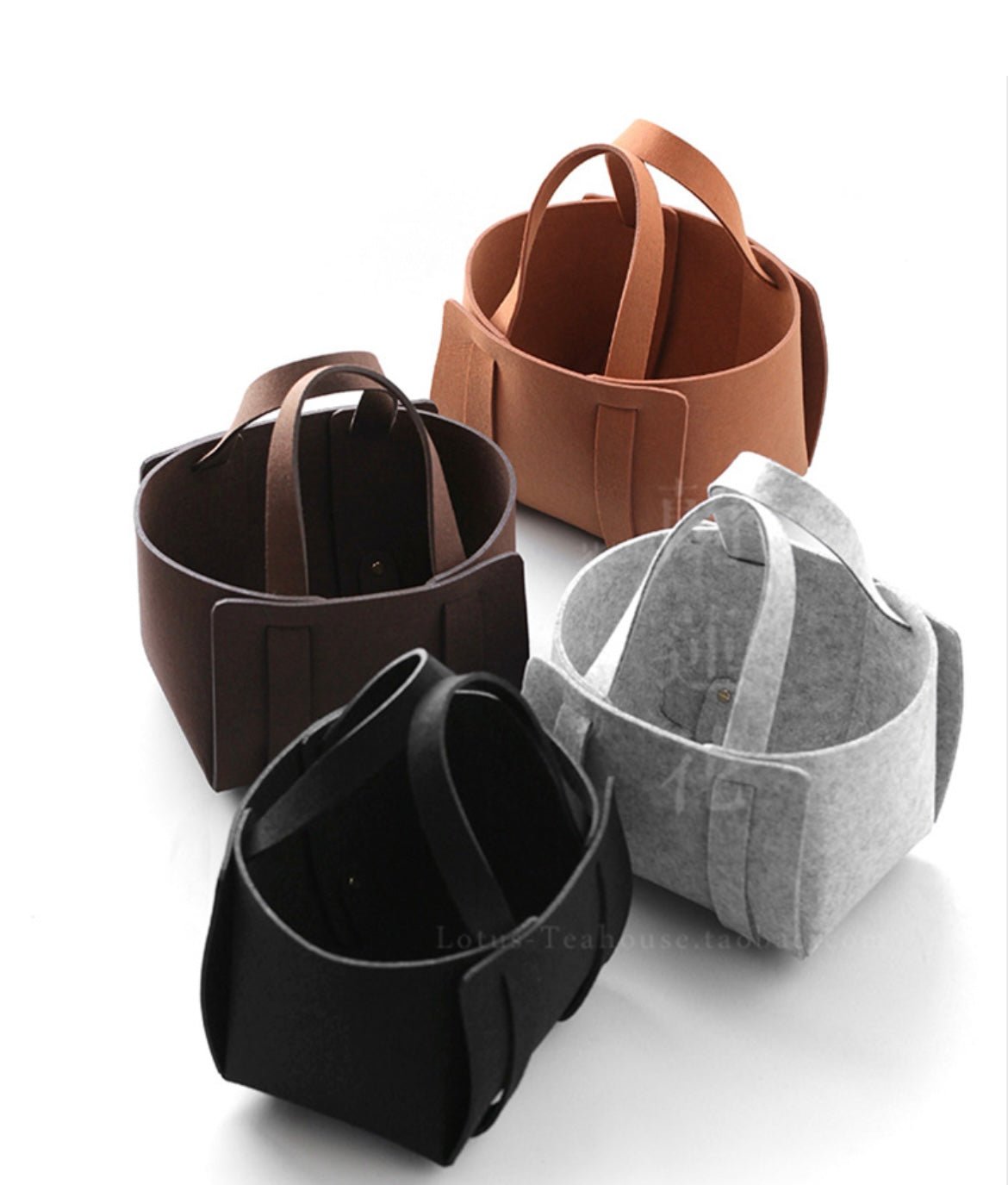 Elevate Everyday Style: Large Felt Tote Shoppers Bag for Craft, Knitting, and More – Stylish, Functional, and Easy to Fold! - Simplidecor