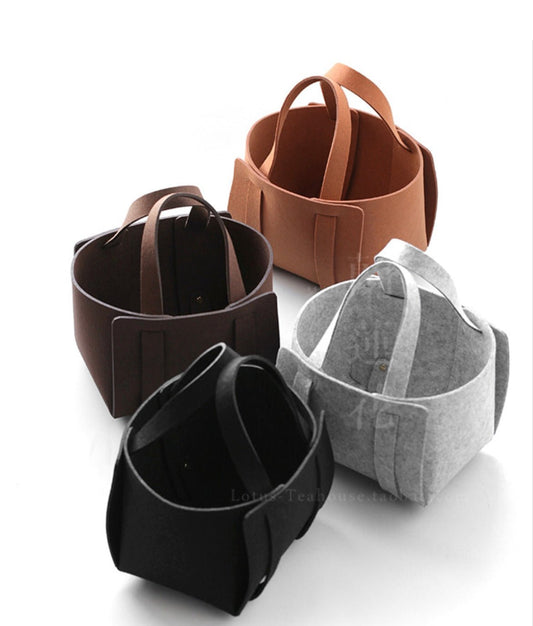 Elevate Everyday Style: Large Felt Tote Shoppers Bag for Craft, Knitting, and More – Stylish, Functional, and Easy to Fold! - Simplidecor