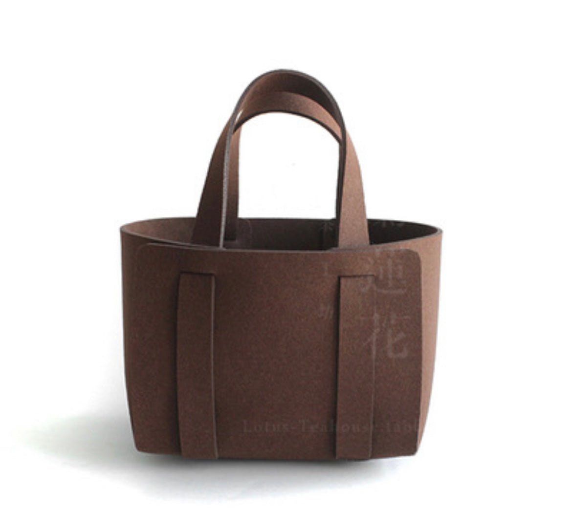 Elevate Everyday Style: Large Felt Tote Shoppers Bag for Craft, Knitting, and More – Stylish, Functional, and Easy to Fold! - Simplidecor