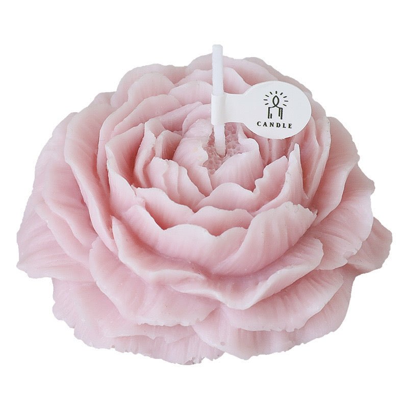 Enhance Special Moments with Handmade Peony - Shaped Candles – Elegant Colors and Scents for Birthdays, Weddings, and Christmas Celebrations! - Simplidecor