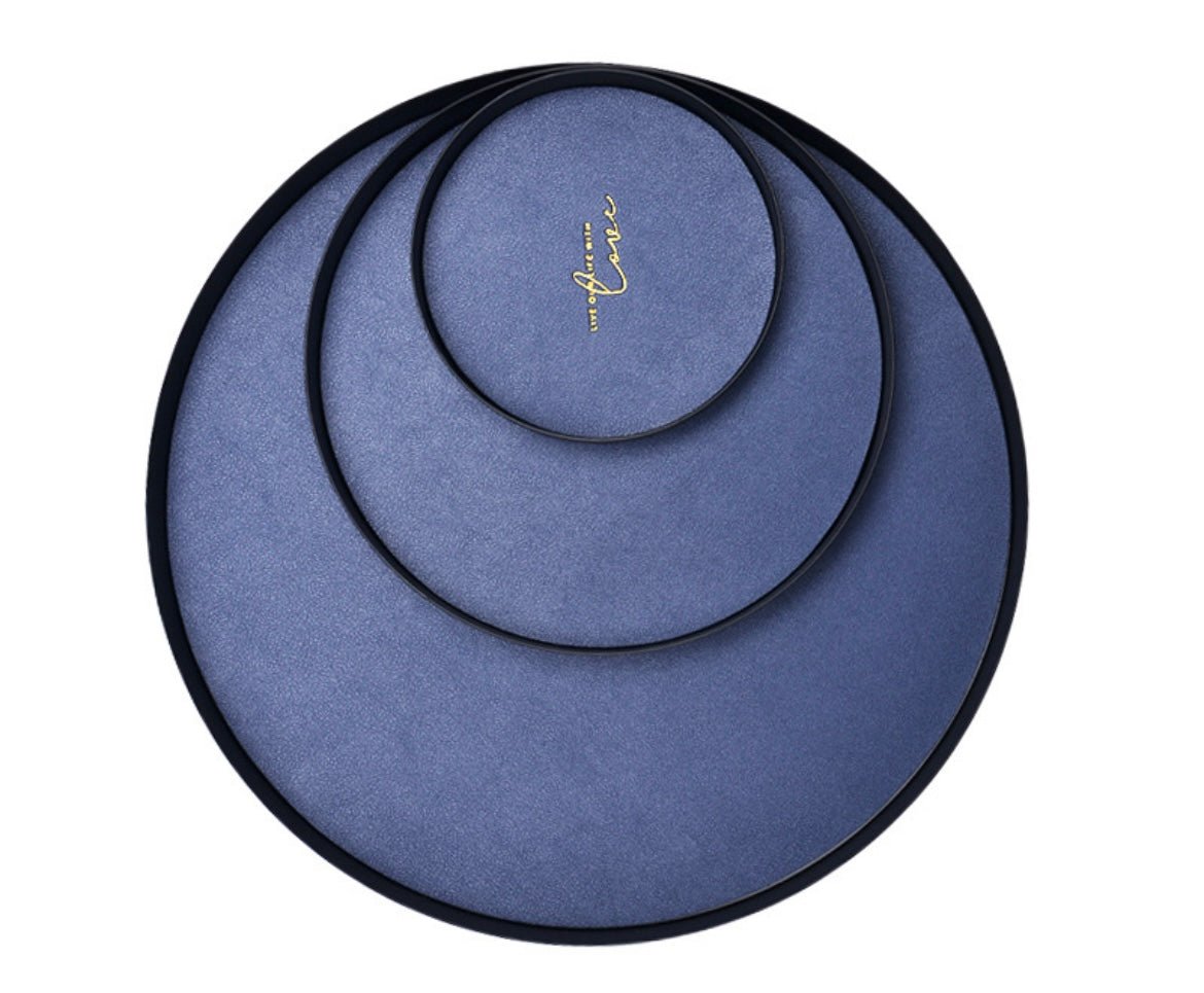 Enhance Your Home Decor with the Stylish Luxury of our Morandi Tray – Geometric Leather and Metal Design for Elegant Organization and a Perfect Gift! - Simplidecor