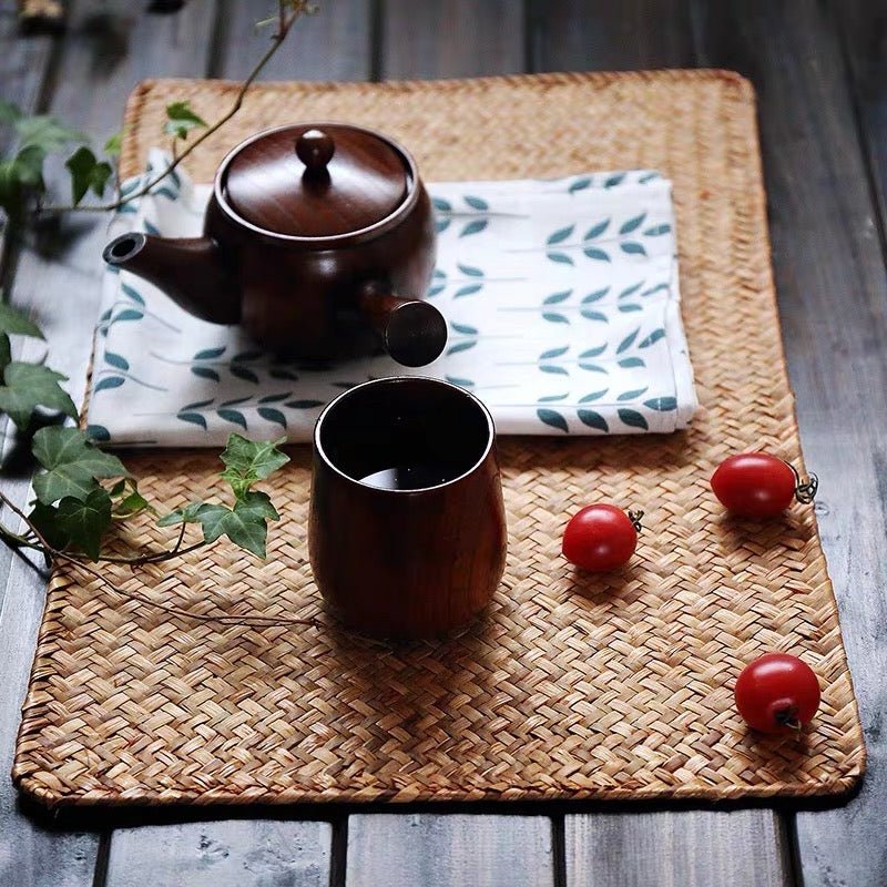 Experience Serenity: Handcrafted Wooden Teapot, Perfect Harmony with Our Wooden Mug - Simplidecor