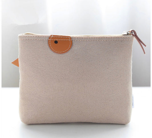 Felt Leather Accessories Pouch: Handmade Elegance for Laptop Essentials | Stylish Storage Case for Mouse, Charger, and More – Perfect Gift for Him/Her! - Simplidecor