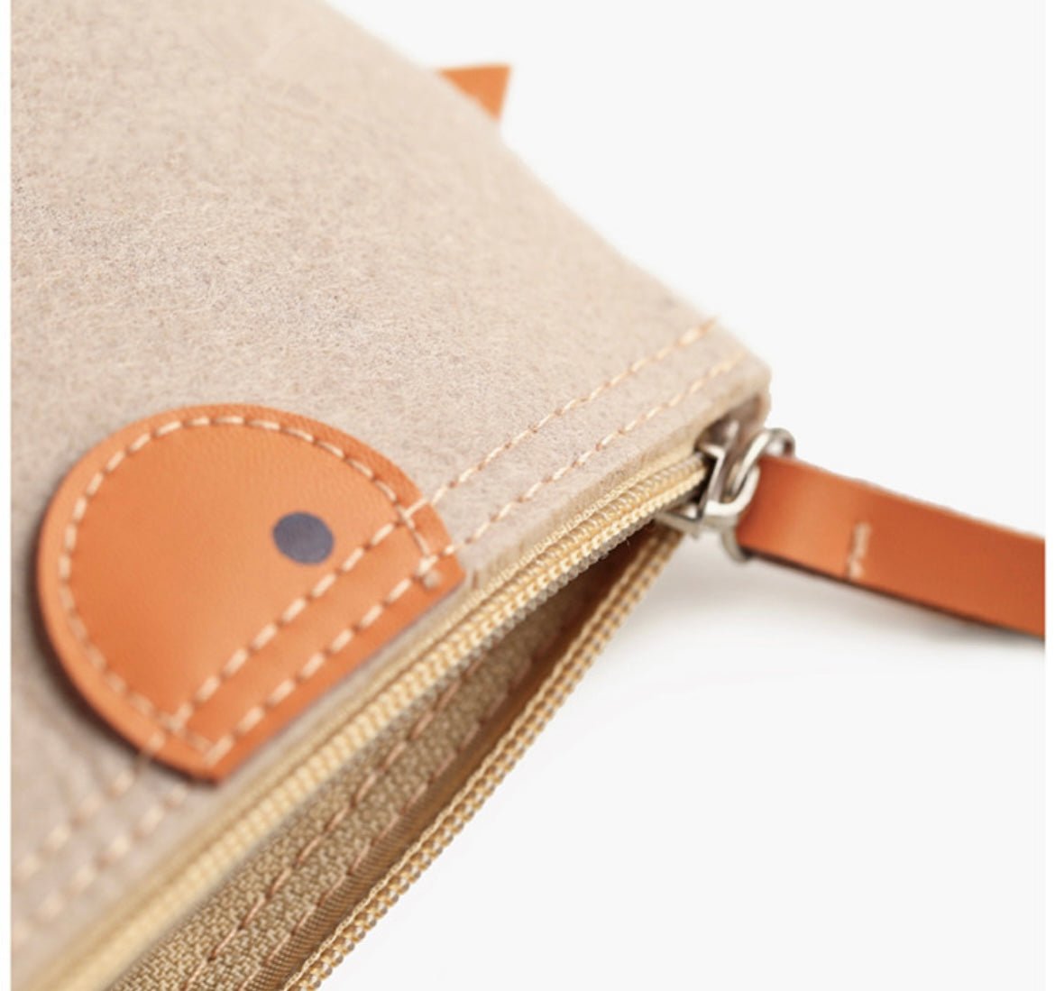Felt Leather Accessories Pouch: Handmade Elegance for Laptop Essentials | Stylish Storage Case for Mouse, Charger, and More – Perfect Gift for Him/Her! - Simplidecor