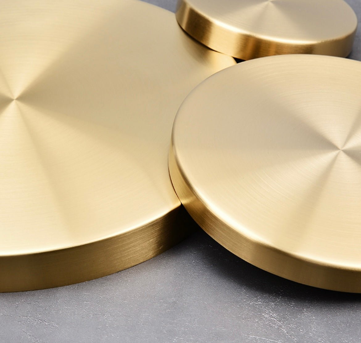 Gold Stainless Steel Tray - Ideal for Festive Decor and Desktop Display, Stylish Home Decor with Organizational Functionality. Unique Housewarming and Holiday Gift. - Simplidecor