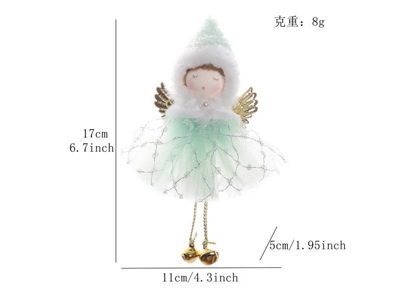 Handcrafted Angel Doll Pendant: Charming Surprise Gift for Girls - Ideal for Holidays and Birthdays, Handmade Fairy Canada. - Simplidecor