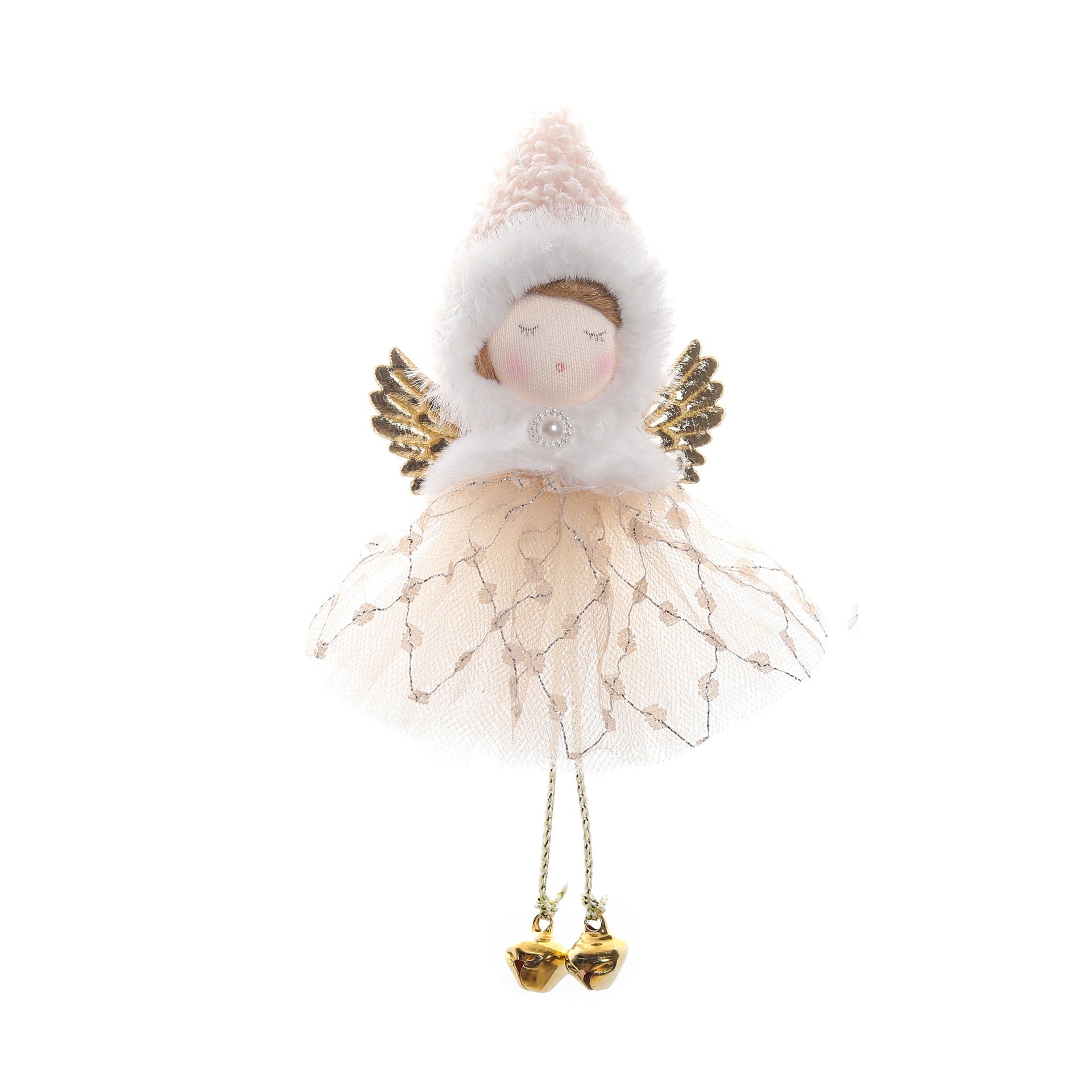 Handcrafted Angel Doll Pendant: Charming Surprise Gift for Girls - Ideal for Holidays and Birthdays, Handmade Fairy Canada. - Simplidecor