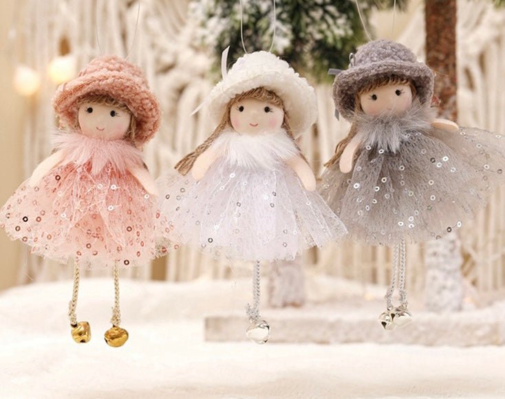 Handcrafted Angel Dolls: Perfect Surprise Gifts in Pink, Gray, and White for Birthdays and Special Occasions. Handmade Fairy Canada. - Simplidecor
