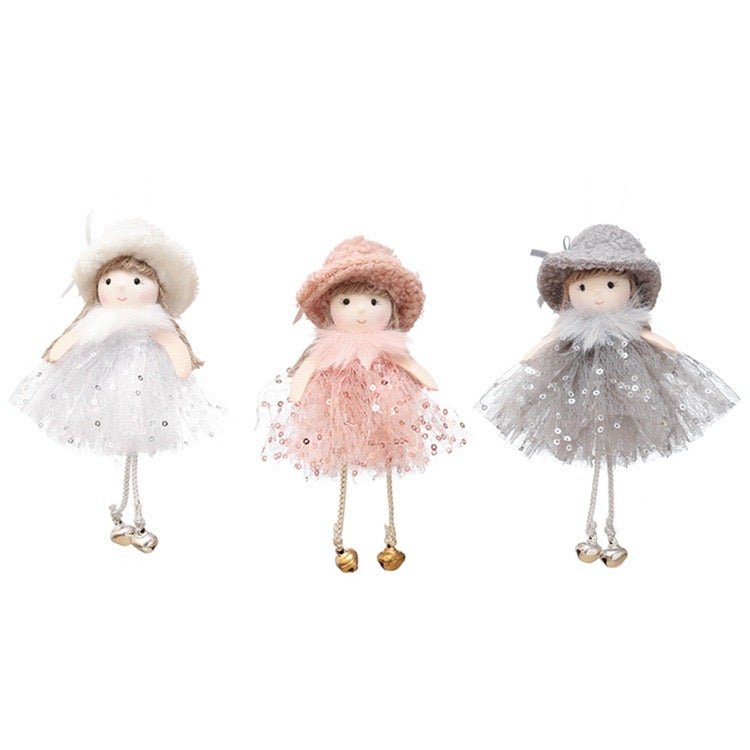 Handcrafted Angel Dolls: Perfect Surprise Gifts in Pink, Gray, and White for Birthdays and Special Occasions. Handmade Fairy Canada. - Simplidecor