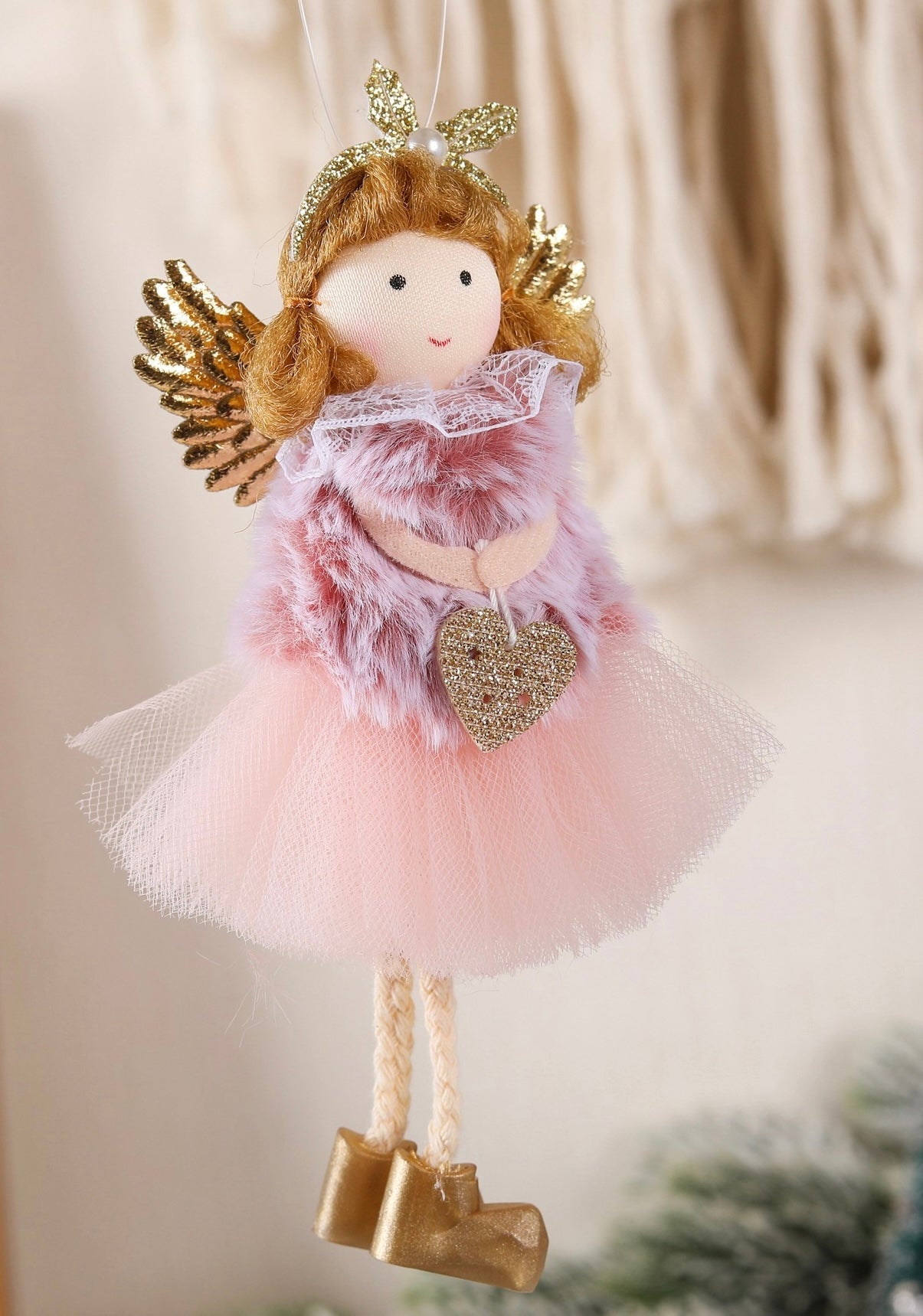 Handcrafted Angel Figurine Pendant: A Delightful Surprise Gift for Girls - Perfect for Christmas or Birthdays! Handmade Fairy Canada. - Simplidecor
