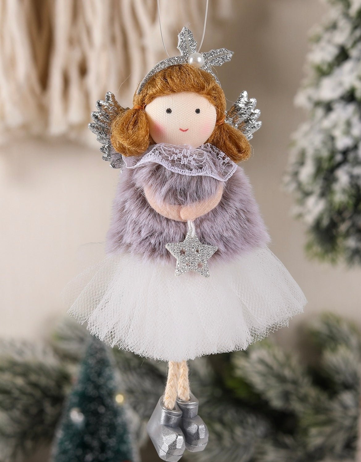 Handcrafted Angel Figurine Pendant: A Delightful Surprise Gift for Girls - Perfect for Christmas or Birthdays! Handmade Fairy Canada. - Simplidecor