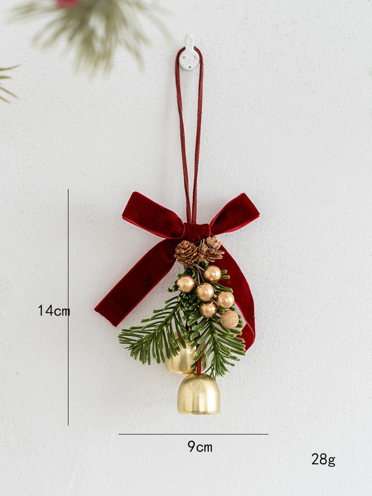 Handmade Christmas Car Hanging Ornament & Door Decoration – Elegant Holiday Decor for Festive Atmosphere - Simplidecor