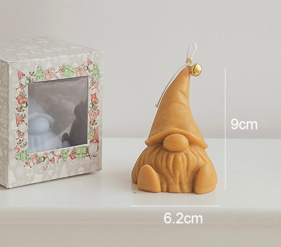 Handmade Gnome Candles in Various Colors and Scents - Ideal for Festive Christmas decor and Gift ForKids! - Simplidecor