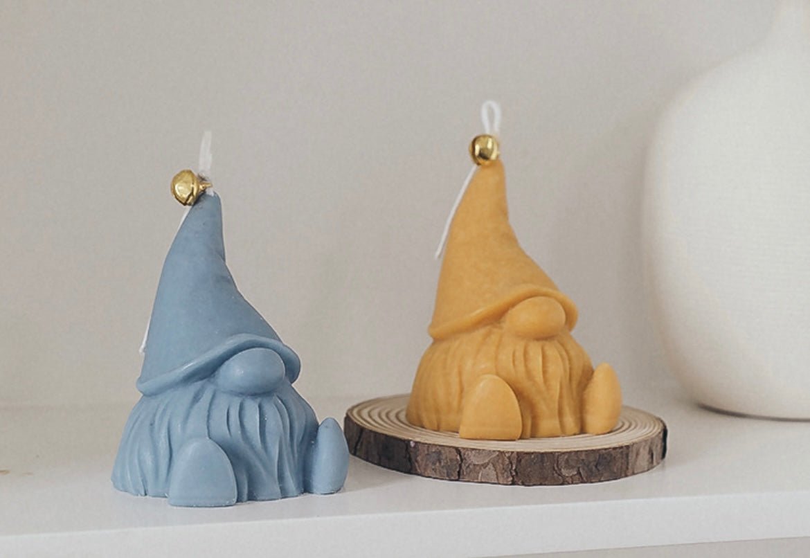 Handmade Gnome Candles in Various Colors and Scents - Ideal for Festive Christmas decor and Gift ForKids! - Simplidecor