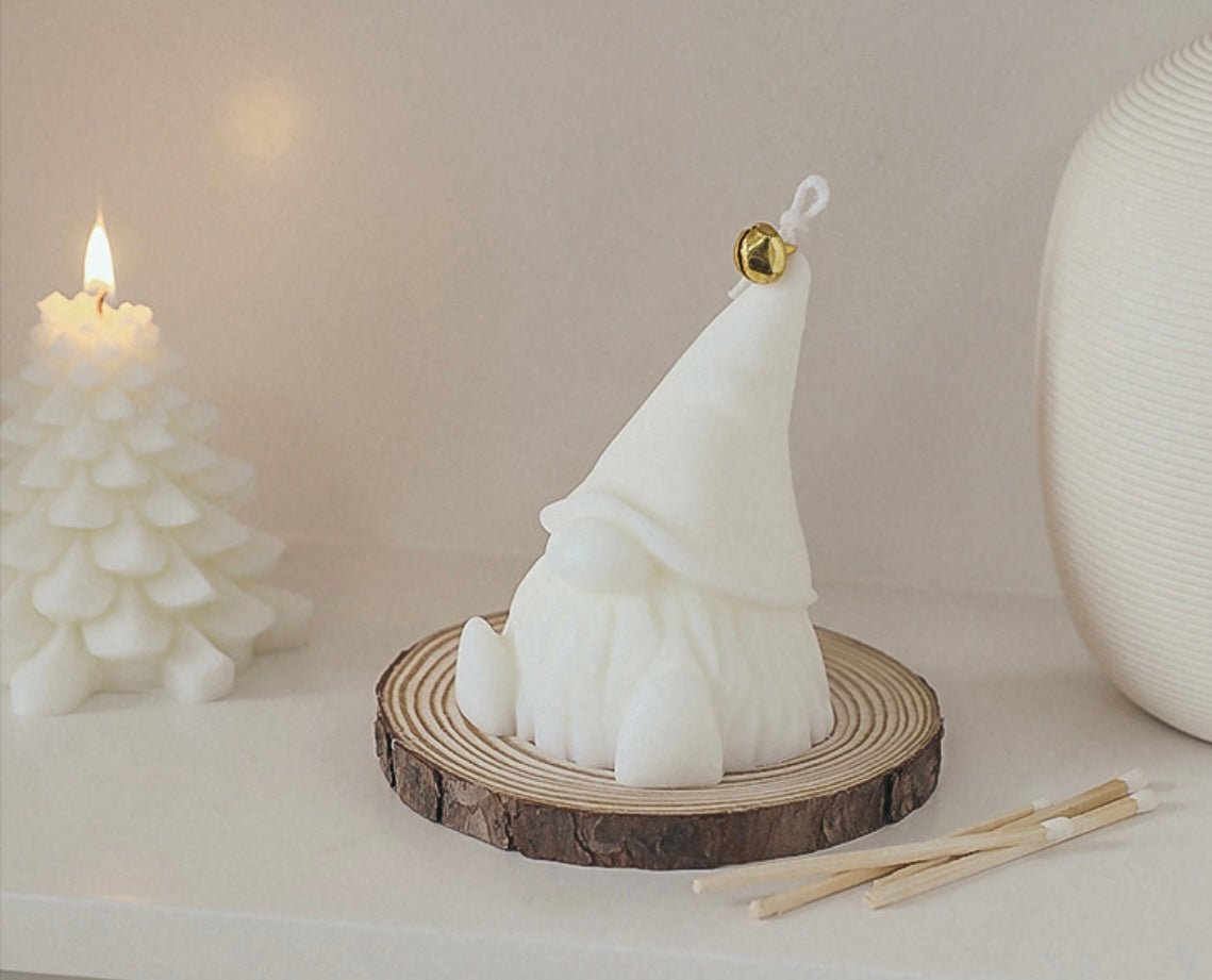 Handmade Gnome Candles in Various Colors and Scents - Ideal for Festive Christmas decor and Gift ForKids! - Simplidecor