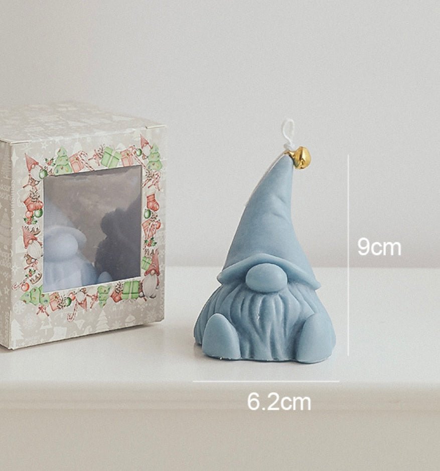 Handmade Gnome Candles in Various Colors and Scents - Ideal for Festive Christmas decor and Gift ForKids! - Simplidecor