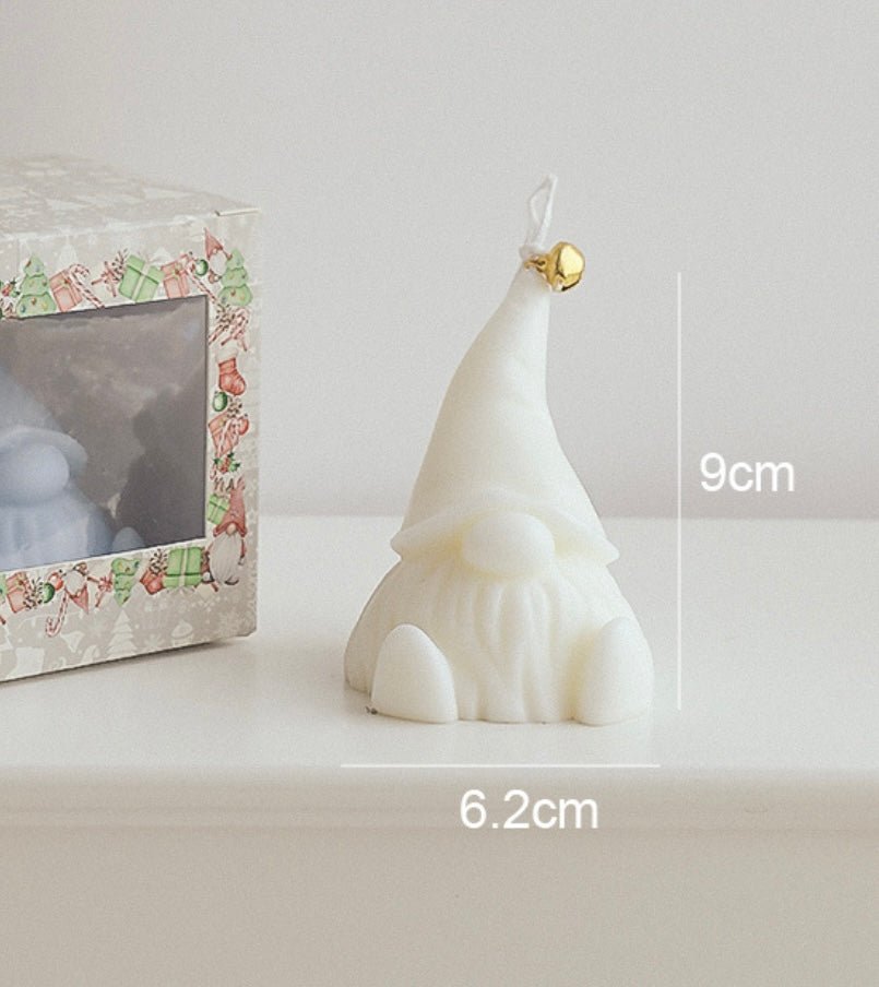 Handmade Gnome Candles in Various Colors and Scents - Ideal for Festive Christmas decor and Gift ForKids! - Simplidecor